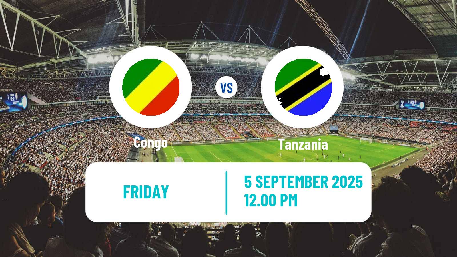 Soccer FIFA World Cup Congo - Tanzania