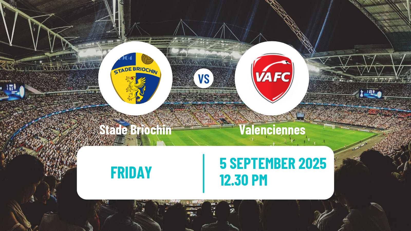 Soccer French National League Stade Briochin - Valenciennes