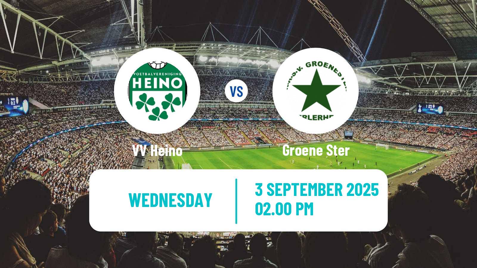 Soccer Dutch KNVB Beker Heino - Groene Ster