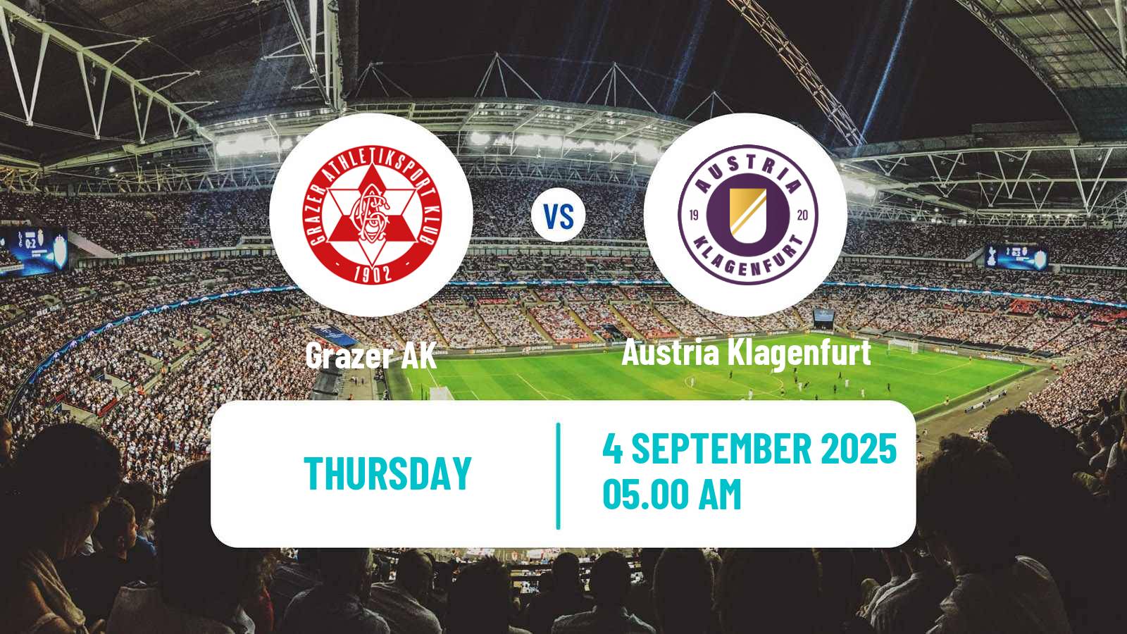 Soccer Club Friendly Grazer AK - Austria Klagenfurt
