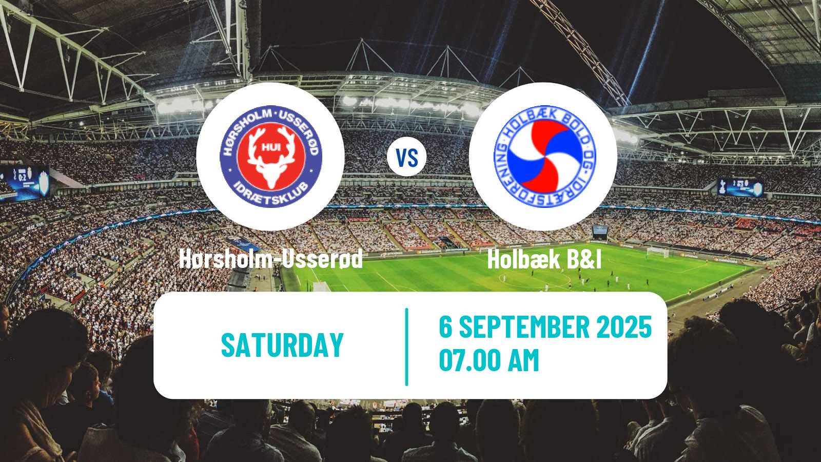 Soccer Danish 3 Division Hørsholm-Usserød - Holbæk