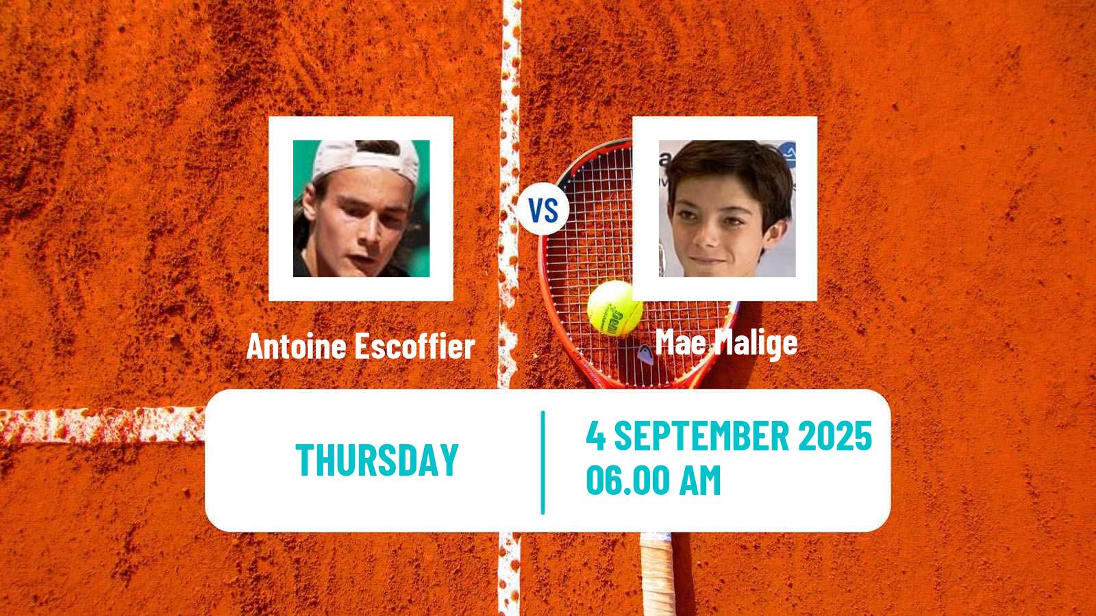Tennis Cassis Challenger Men Antoine Escoffier - Mae Malige