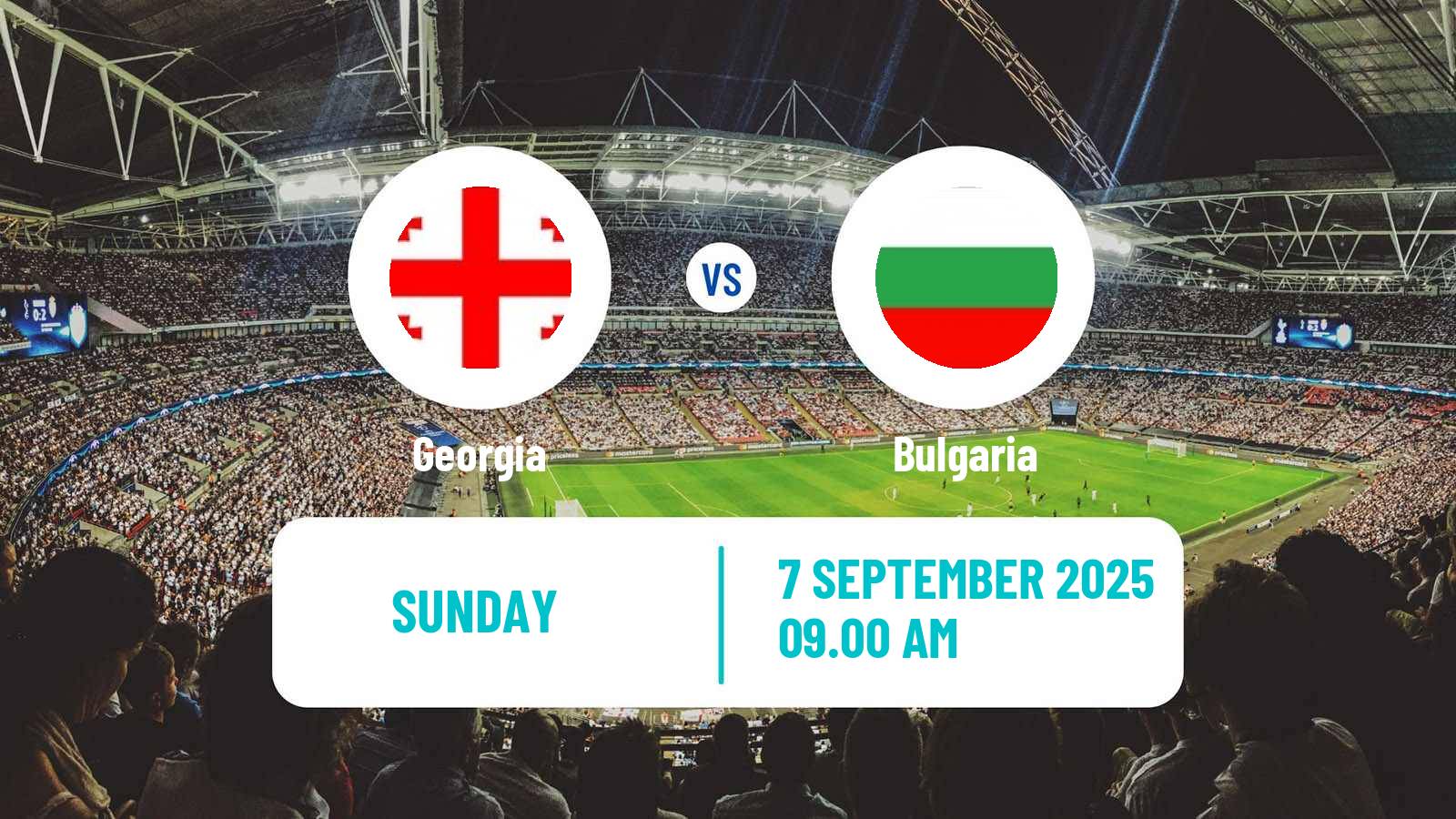 Soccer FIFA World Cup Georgia - Bulgaria