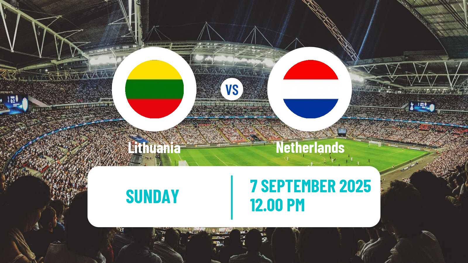 Soccer FIFA World Cup Lithuania - Netherlands