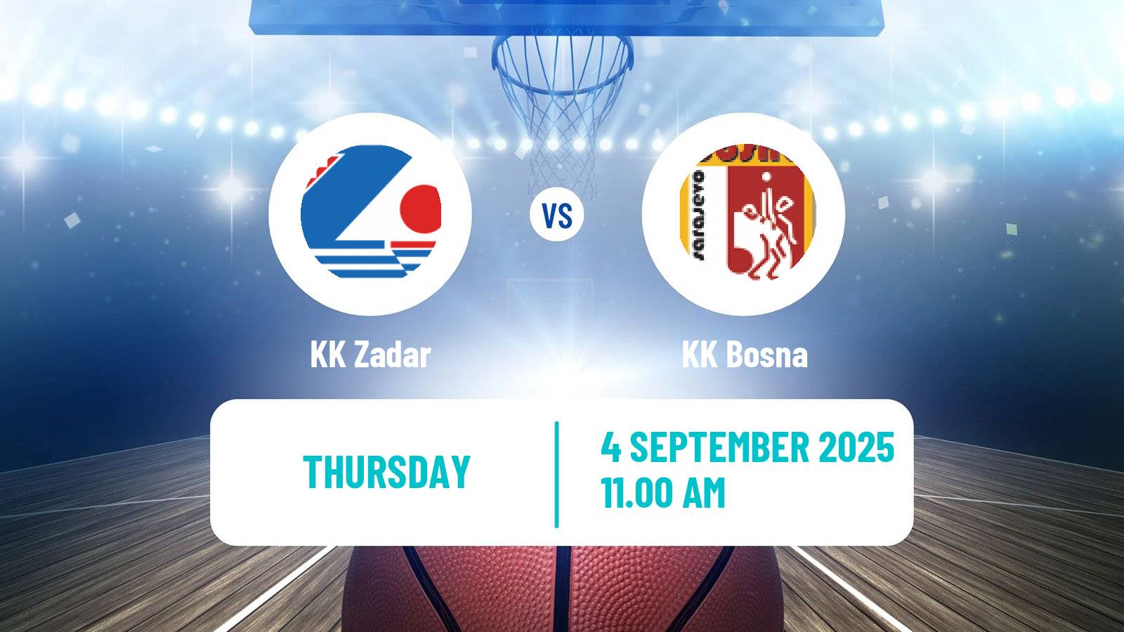 Basketball Club Friendly Basketball KK Zadar - Bosna