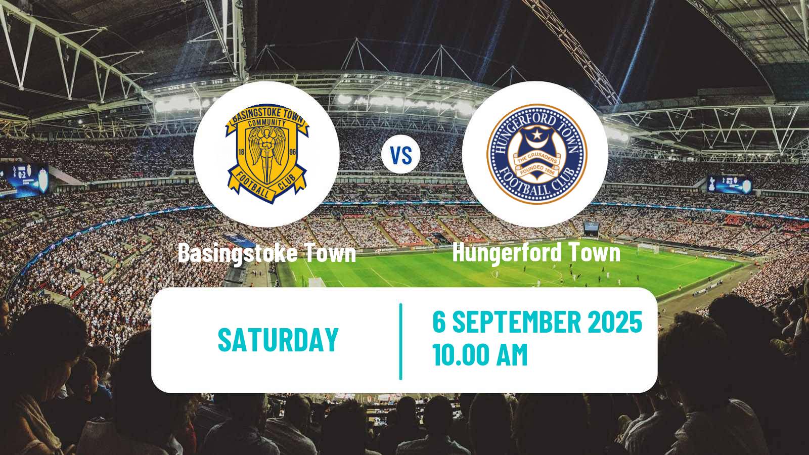 Soccer English Southern League South Division Basingstoke Town - Hungerford Town