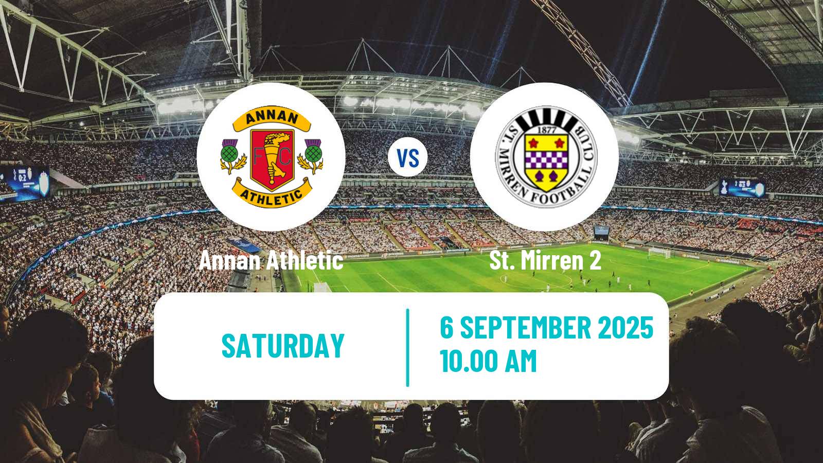 Soccer Scottish Challenge Cup Annan Athletic - St. Mirren 2