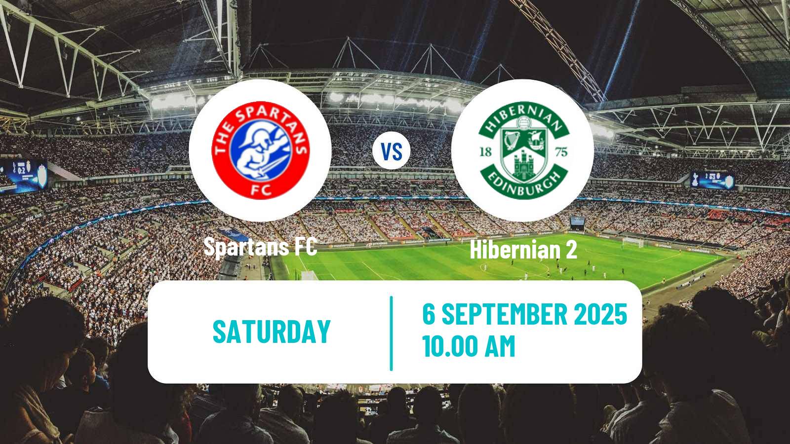 Soccer Scottish Challenge Cup Spartans - Hibernian 2