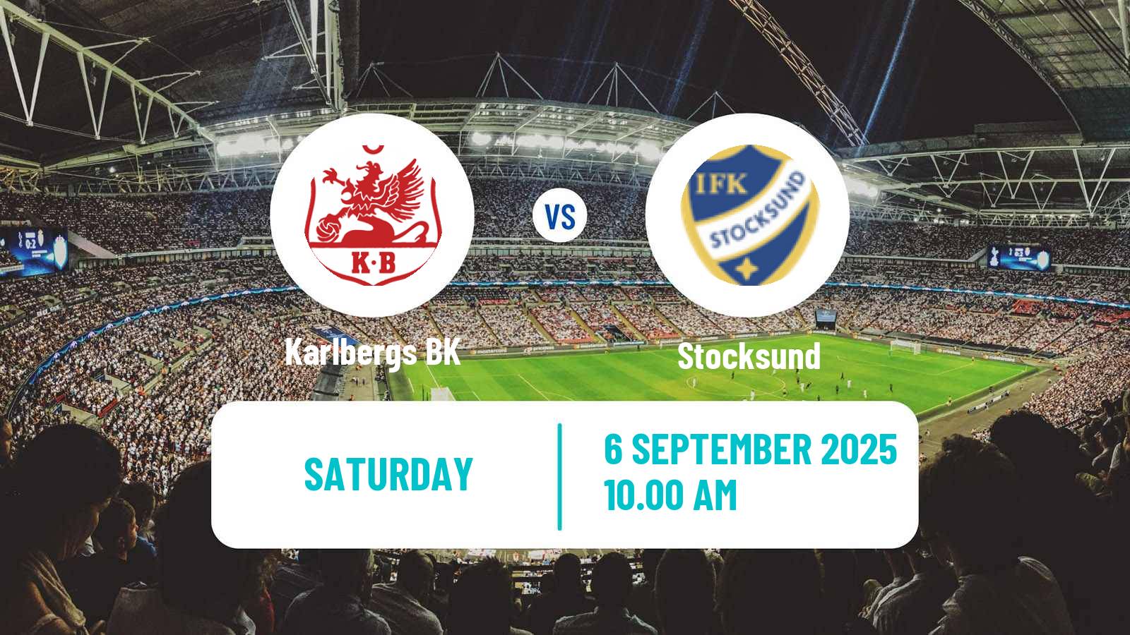 Soccer Swedish Division 1 Norra Karlberg - Stocksund