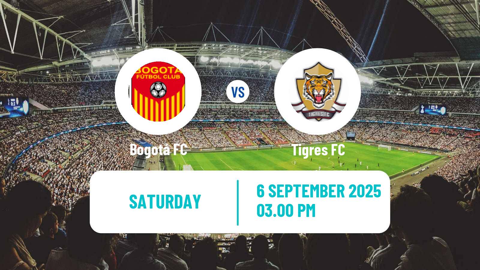 Soccer Colombian Primera B Bogotá - Tigres