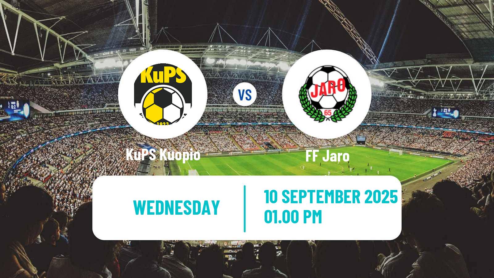 Soccer Finnish Cup KuPS Kuopio - FF Jaro