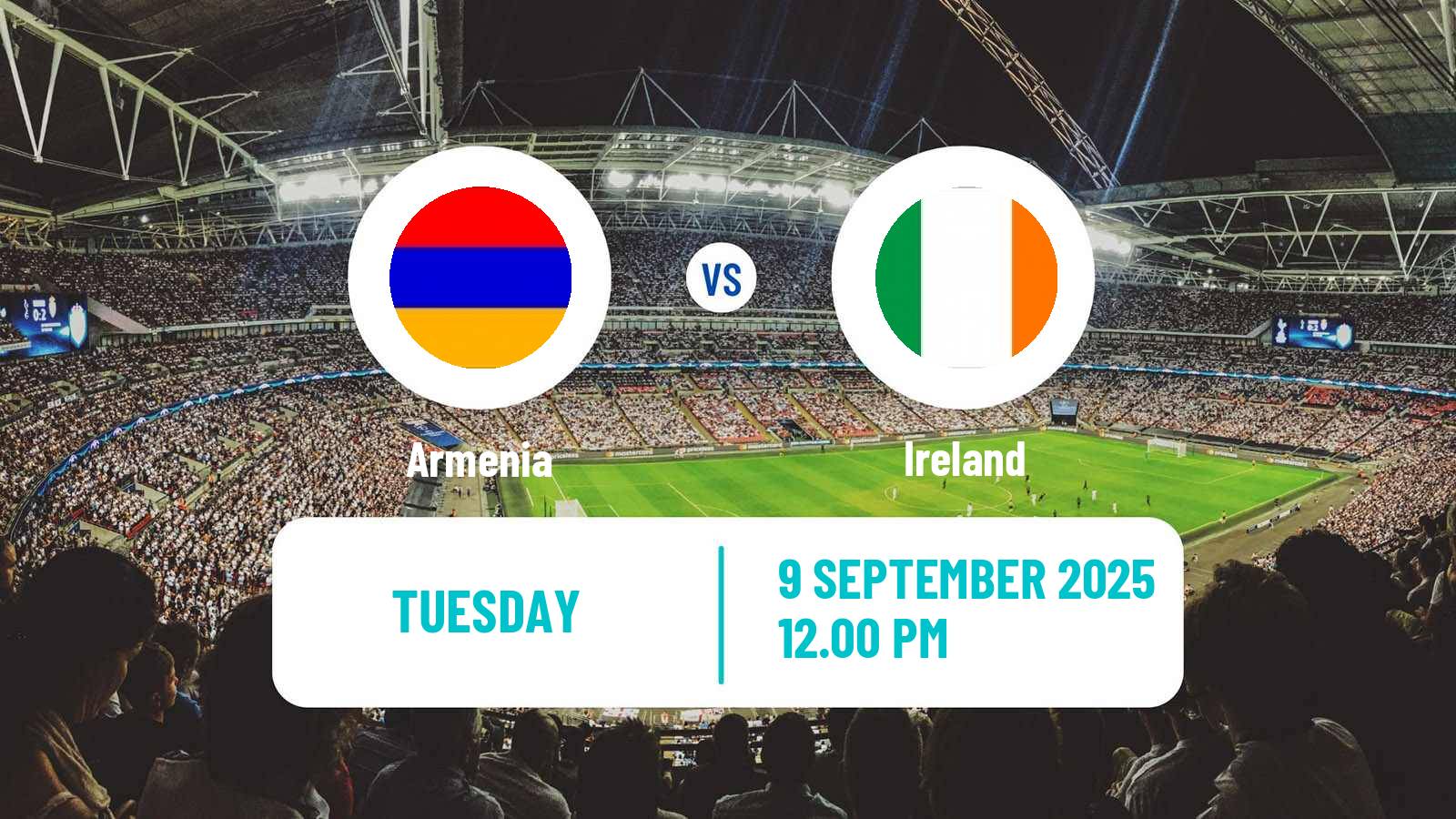Soccer FIFA World Cup Armenia - Ireland