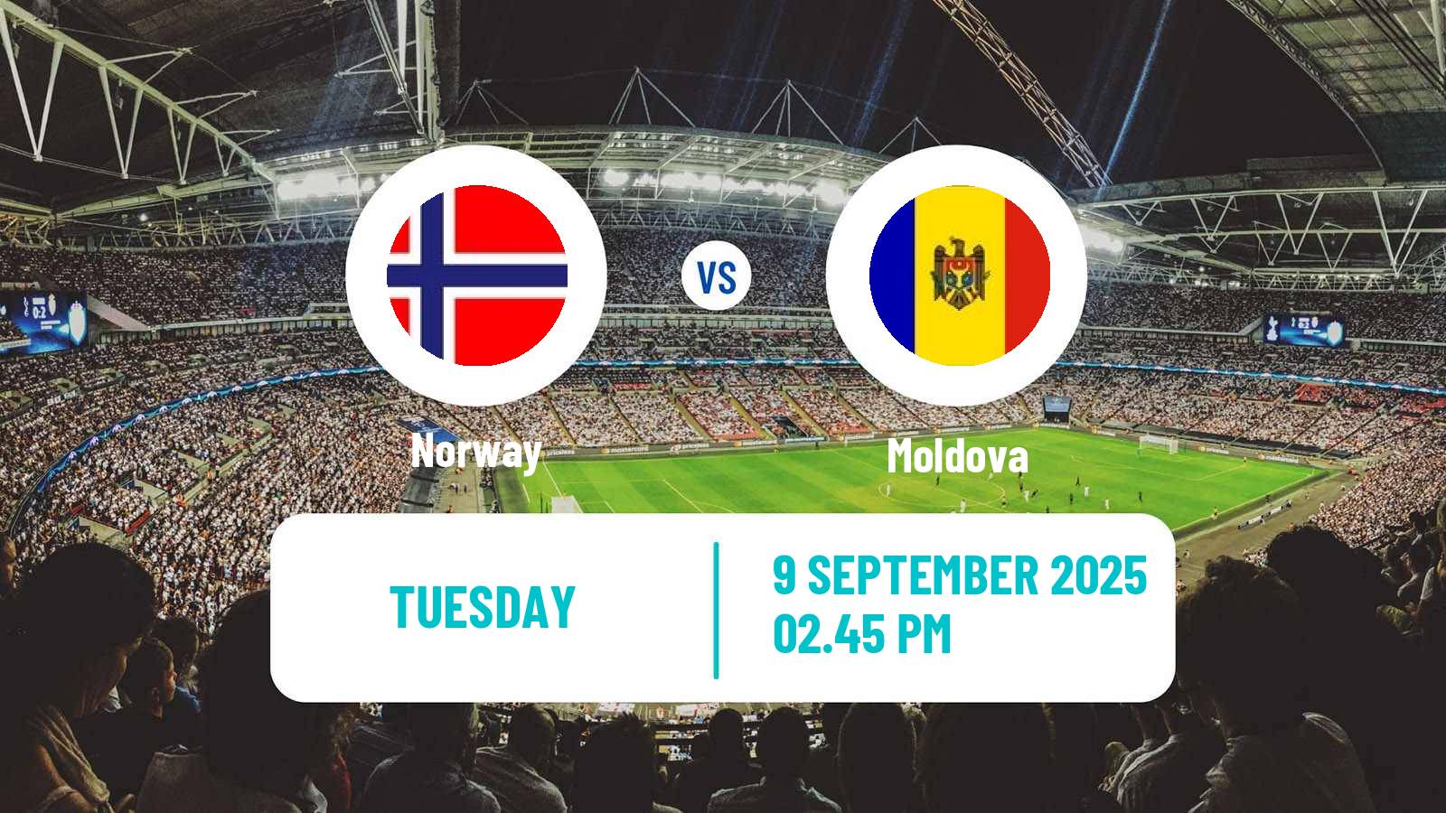 Soccer FIFA World Cup Norway - Moldova