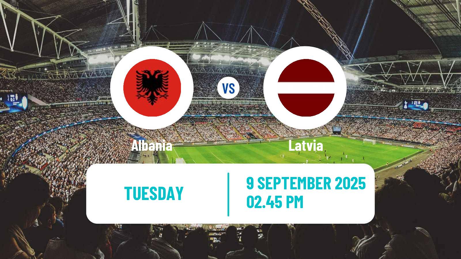 Soccer FIFA World Cup Albania - Latvia