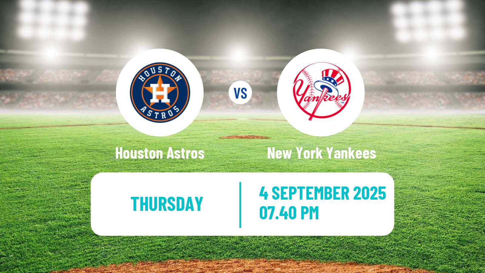 Baseball MLB Houston Astros - New York Yankees
