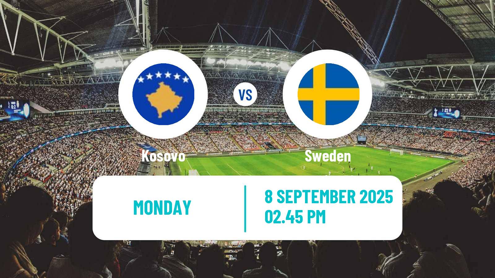 Soccer FIFA World Cup Kosovo - Sweden