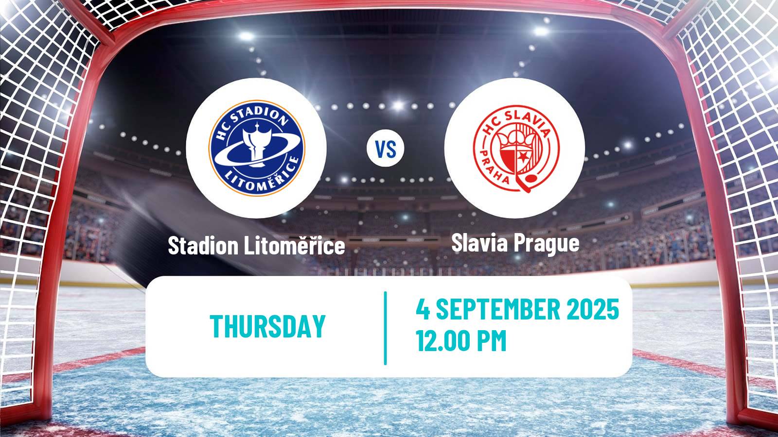 Hockey Club Friendly Ice Hockey Stadion Litoměřice - Slavia Prague
