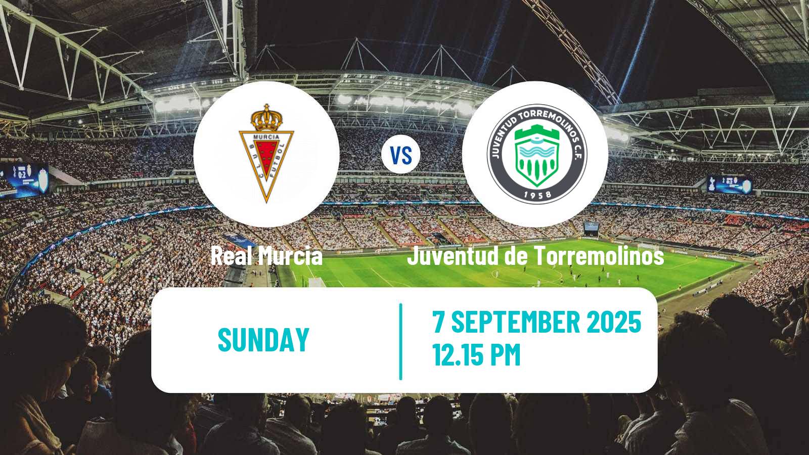 Soccer Spanish Primera RFEF Group 2 Real Murcia - Juventud de Torremolinos