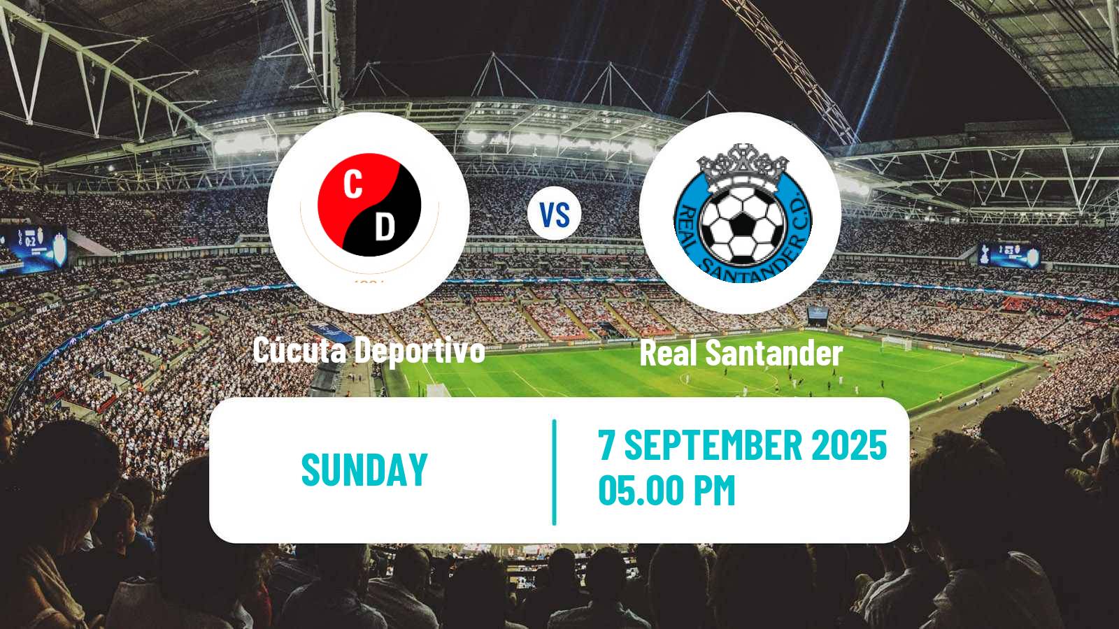 Soccer Colombian Primera B Cúcuta Deportivo - Real Santander