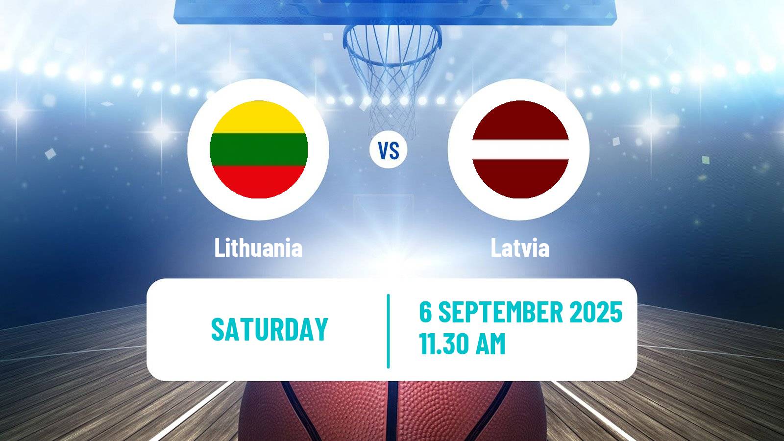 Basketball EuroBasket Lithuania - Latvia