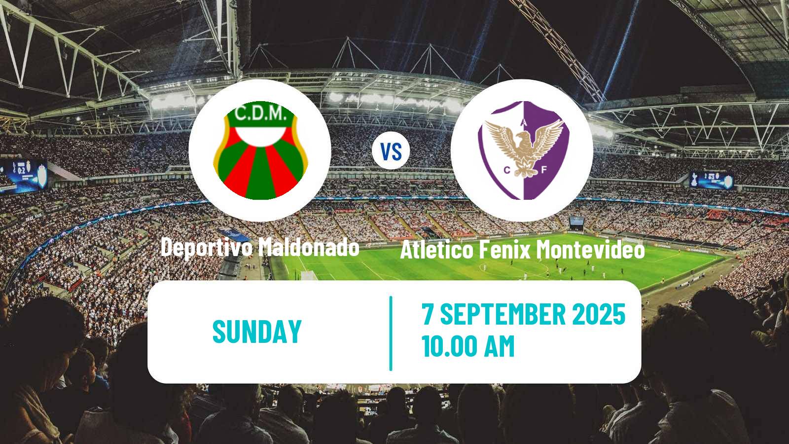 Soccer Uruguayan Segunda Division Deportivo Maldonado - Atletico Fenix Montevideo