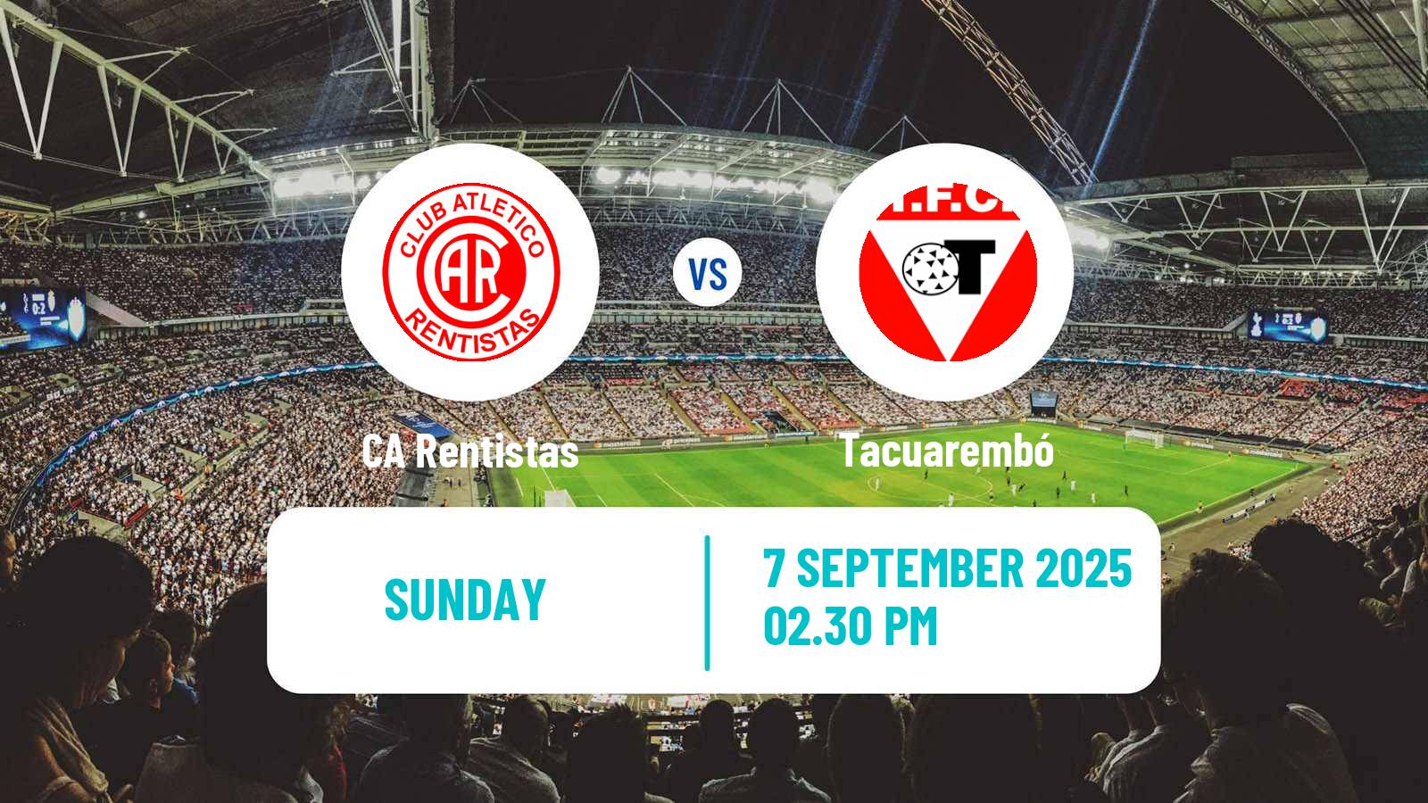 Soccer Uruguayan Segunda Division Rentistas - Tacuarembó