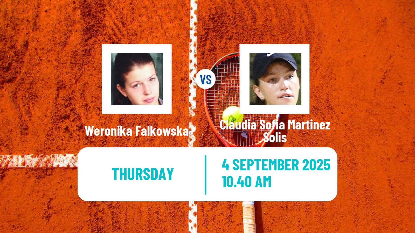 Tennis ITF W35 Punta Cana Women Weronika Falkowska - Claudia Sofia Martinez Solis