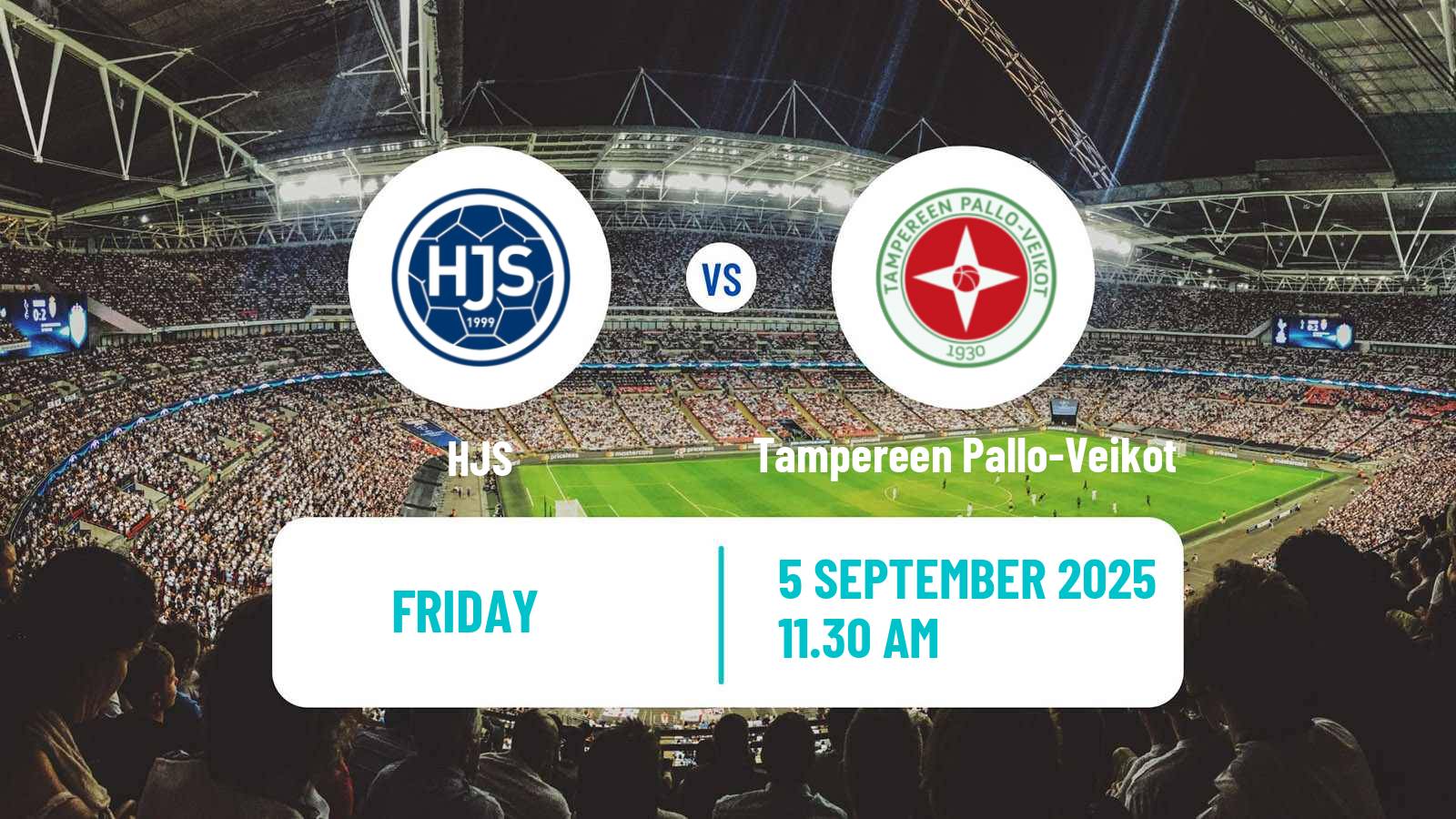 Soccer Finnish Kakkonen Group B HJS - Tampereen Pallo-Veikot