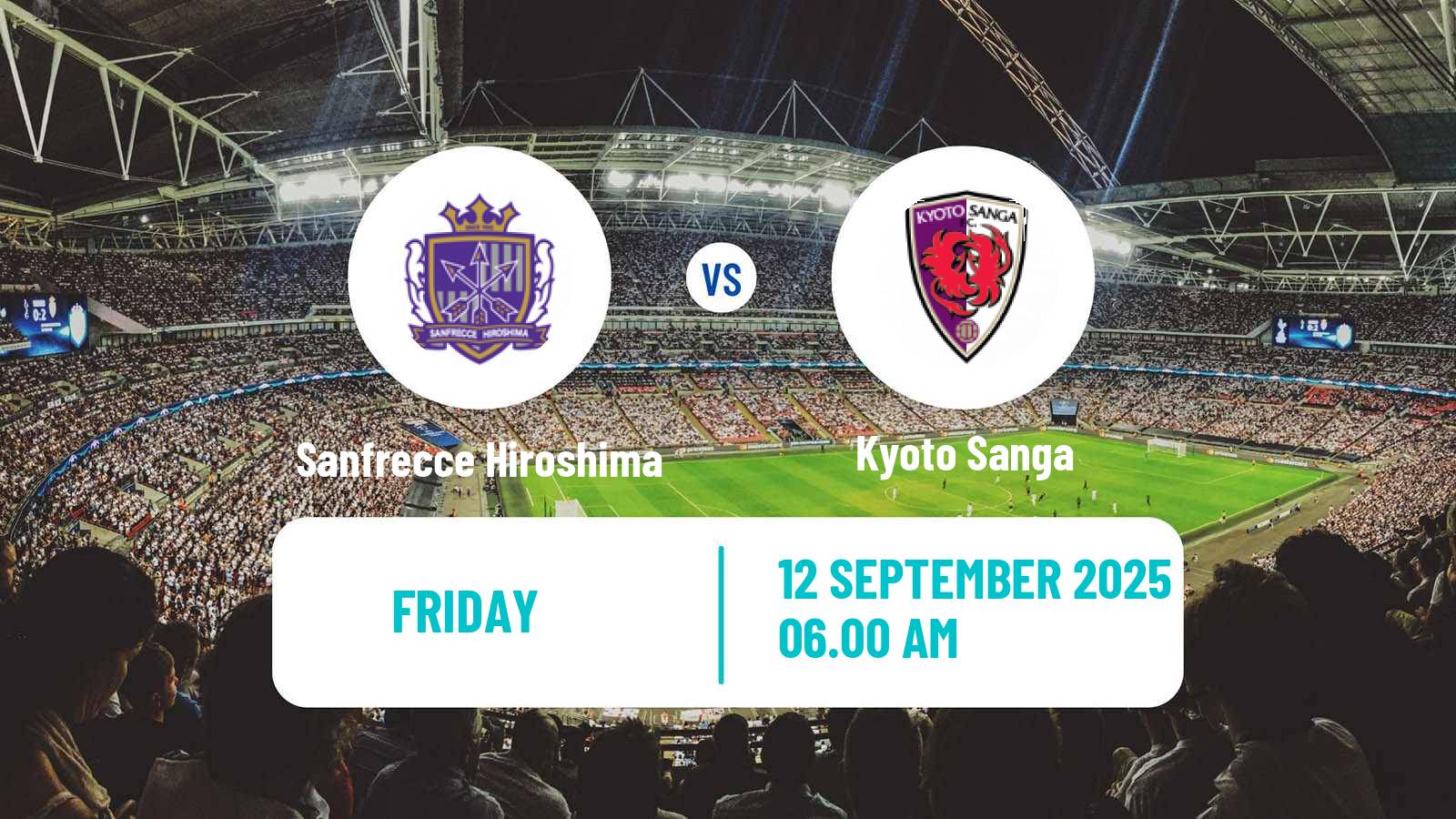 Soccer Japan J1 League Sanfrecce Hiroshima - Kyoto Sanga