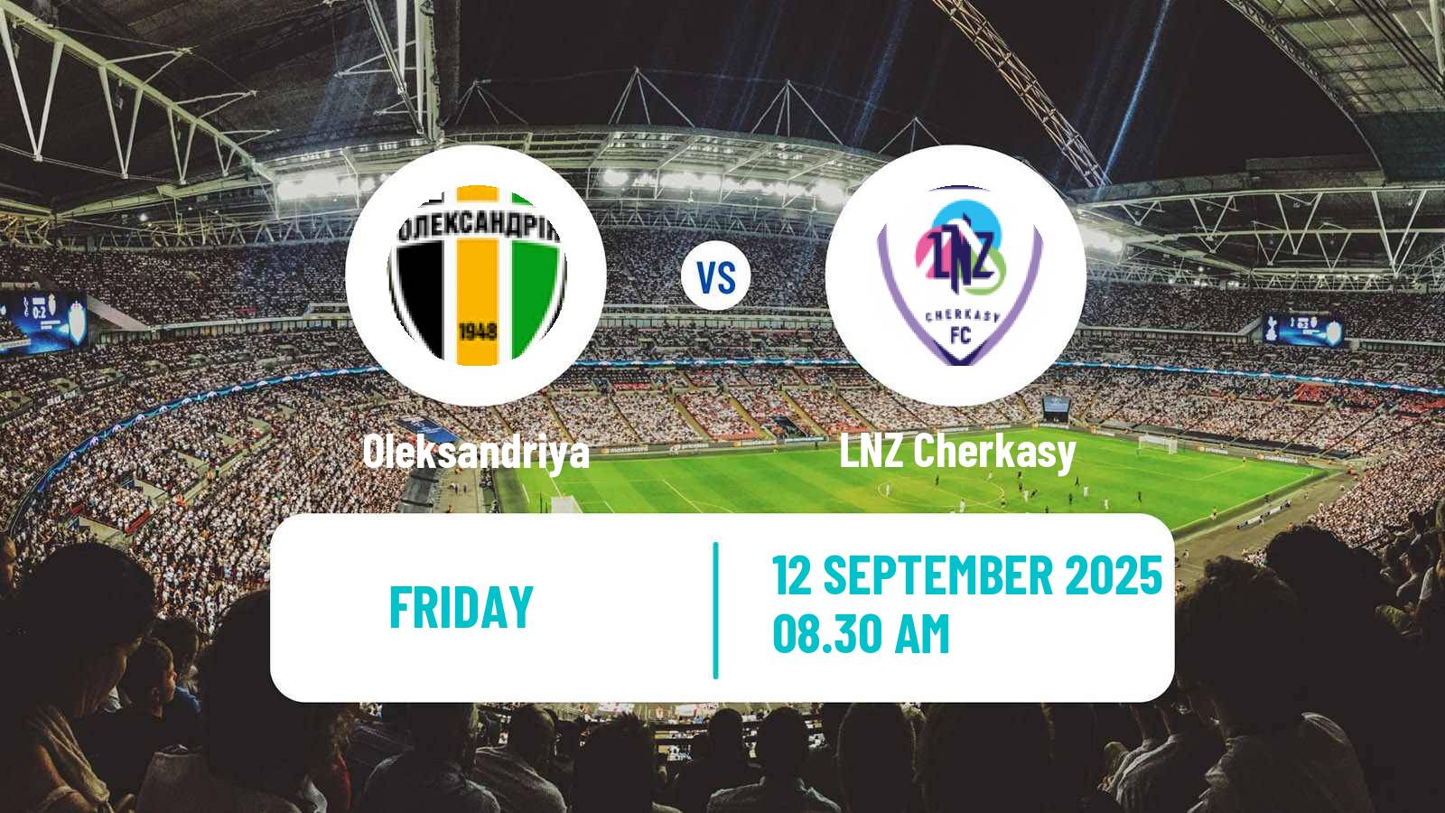Soccer Ukrainian Premier League Oleksandriya - LNZ Cherkasy
