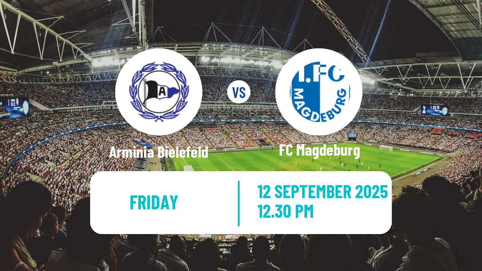 Soccer German 2 Bundesliga Arminia Bielefeld - Magdeburg
