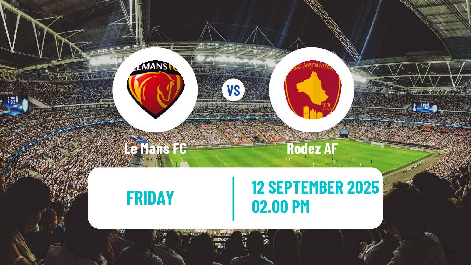 Soccer French Ligue 2 Le Mans - Rodez