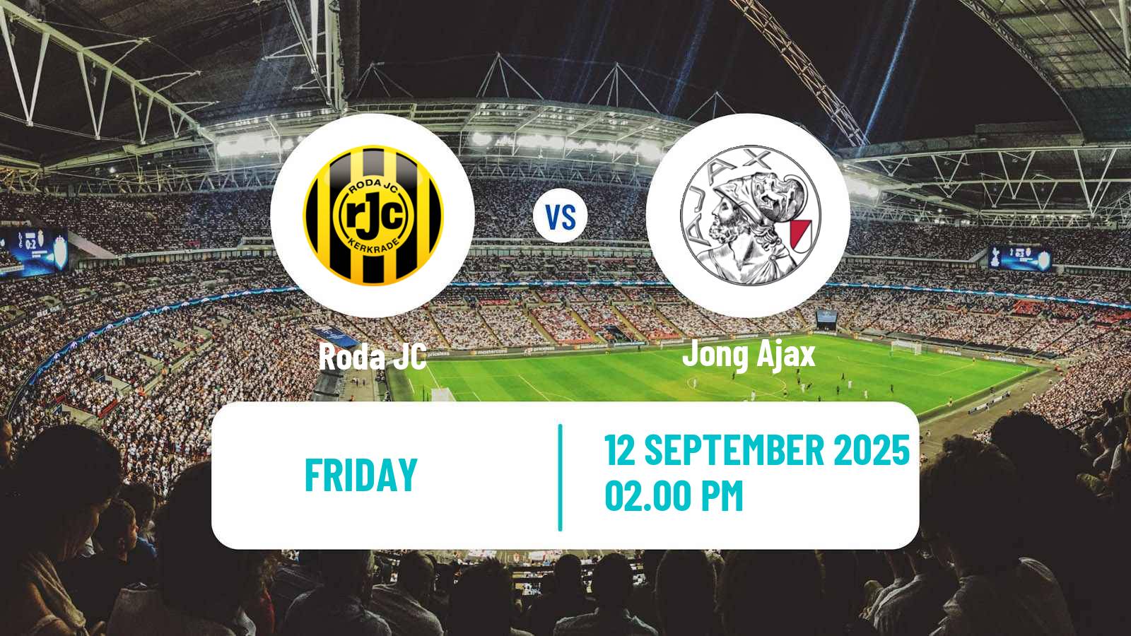 Soccer Dutch Eerste Divisie Roda - Jong Ajax