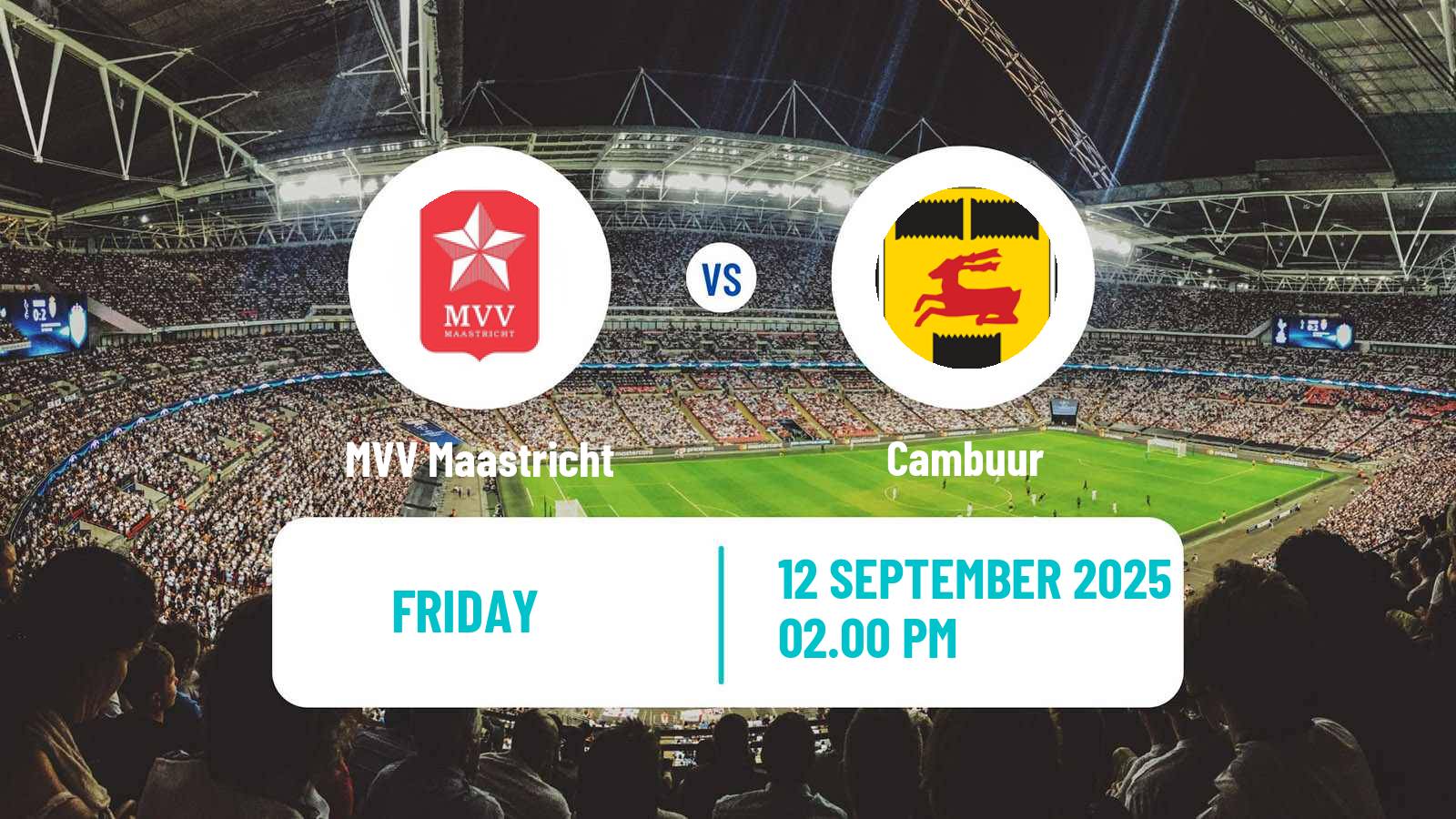 Soccer Dutch Eerste Divisie MVV Maastricht - Cambuur