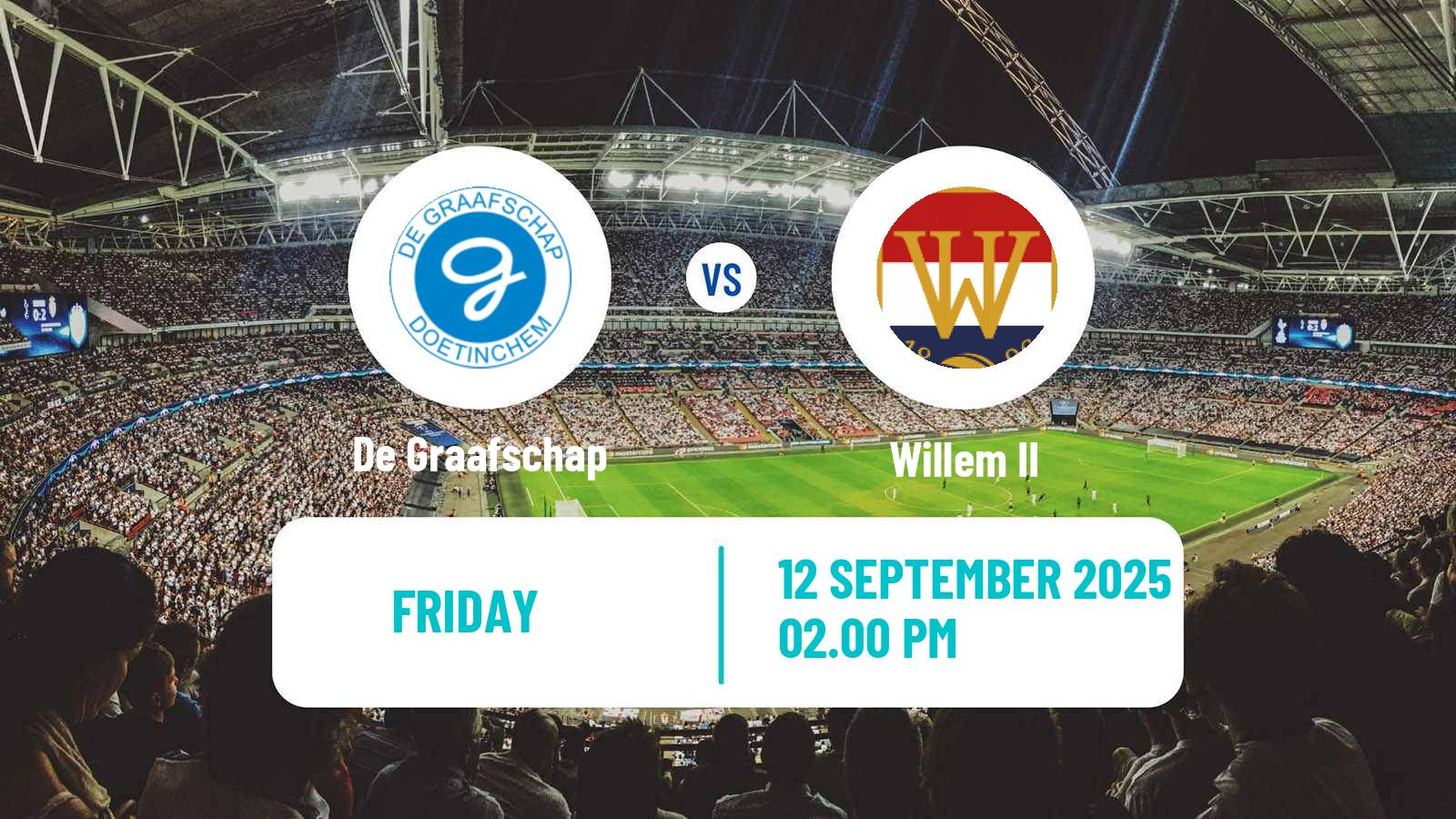 Soccer Dutch Eerste Divisie De Graafschap - Willem II