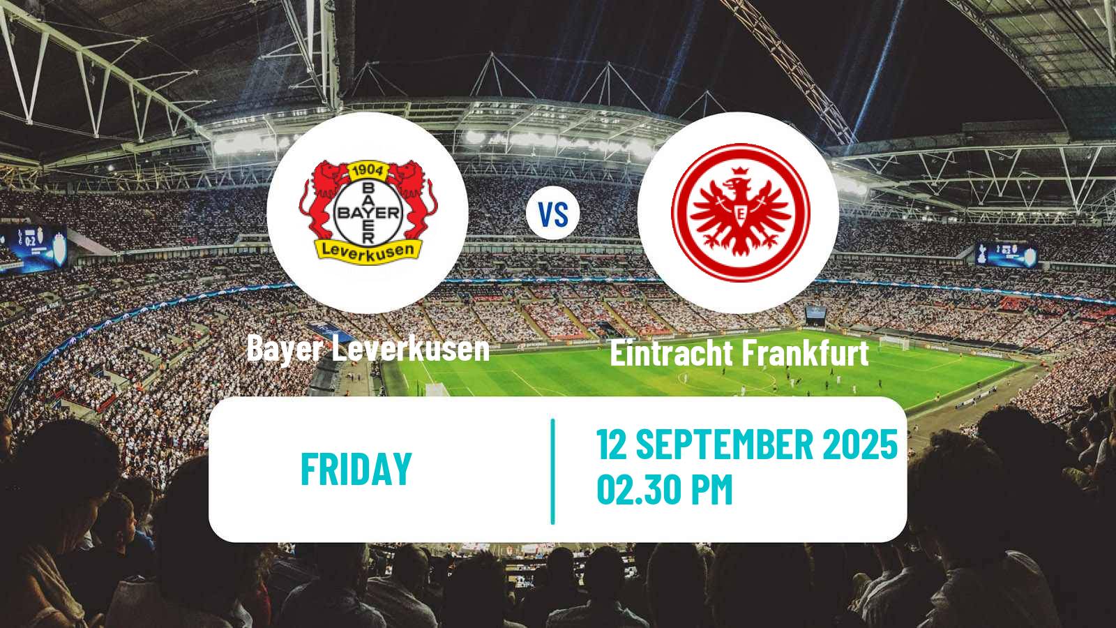 Soccer German Bundesliga Bayer Leverkusen - Eintracht Frankfurt
