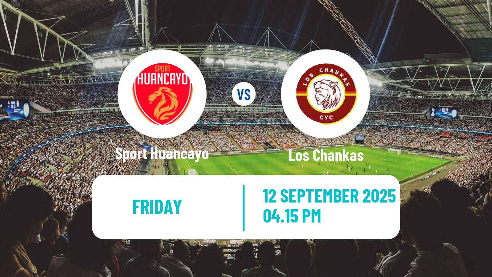Soccer Peruvian Liga 1 Sport Huancayo - Los Chankas