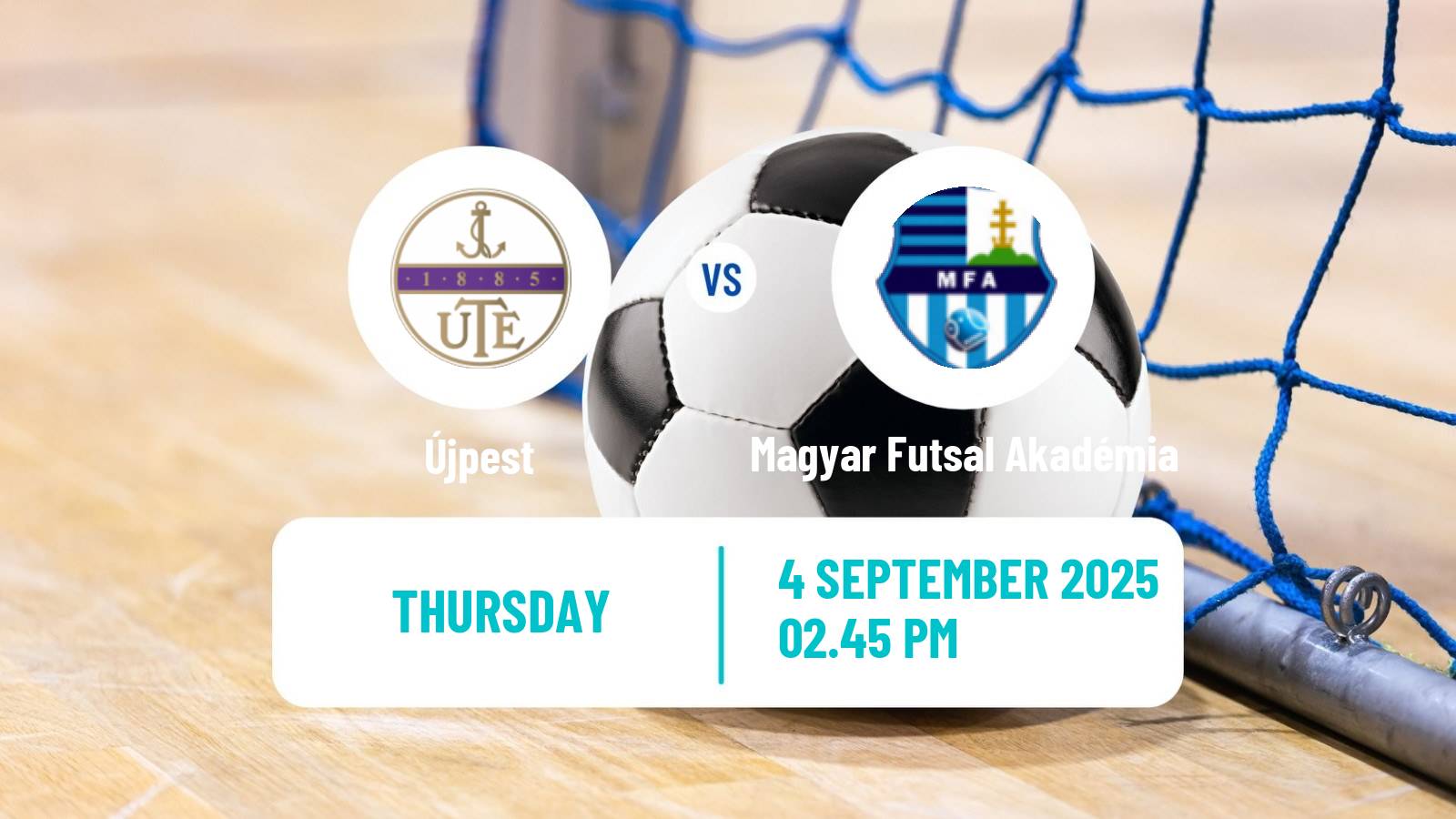 Futsal Hungarian NB I Futsal Újpest - Magyar Futsal Akadémia