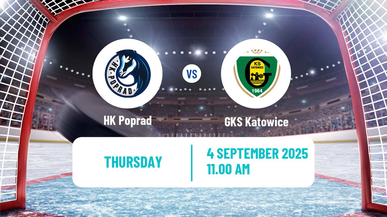 Hockey Club Friendly Ice Hockey Poprad - GKS Katowice
