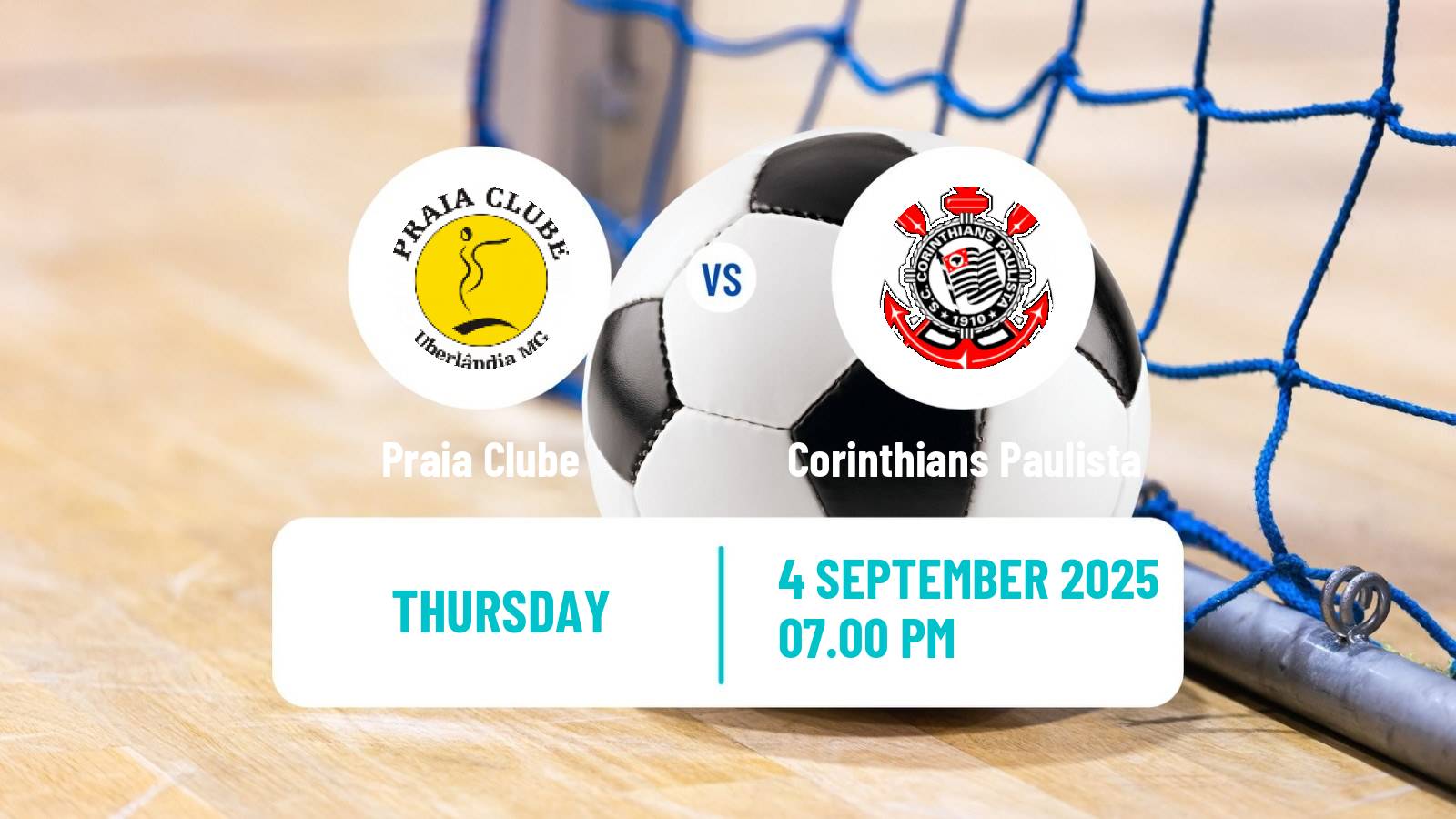Futsal Brazilian Liga Futsal Praia Clube - Corinthians Paulista