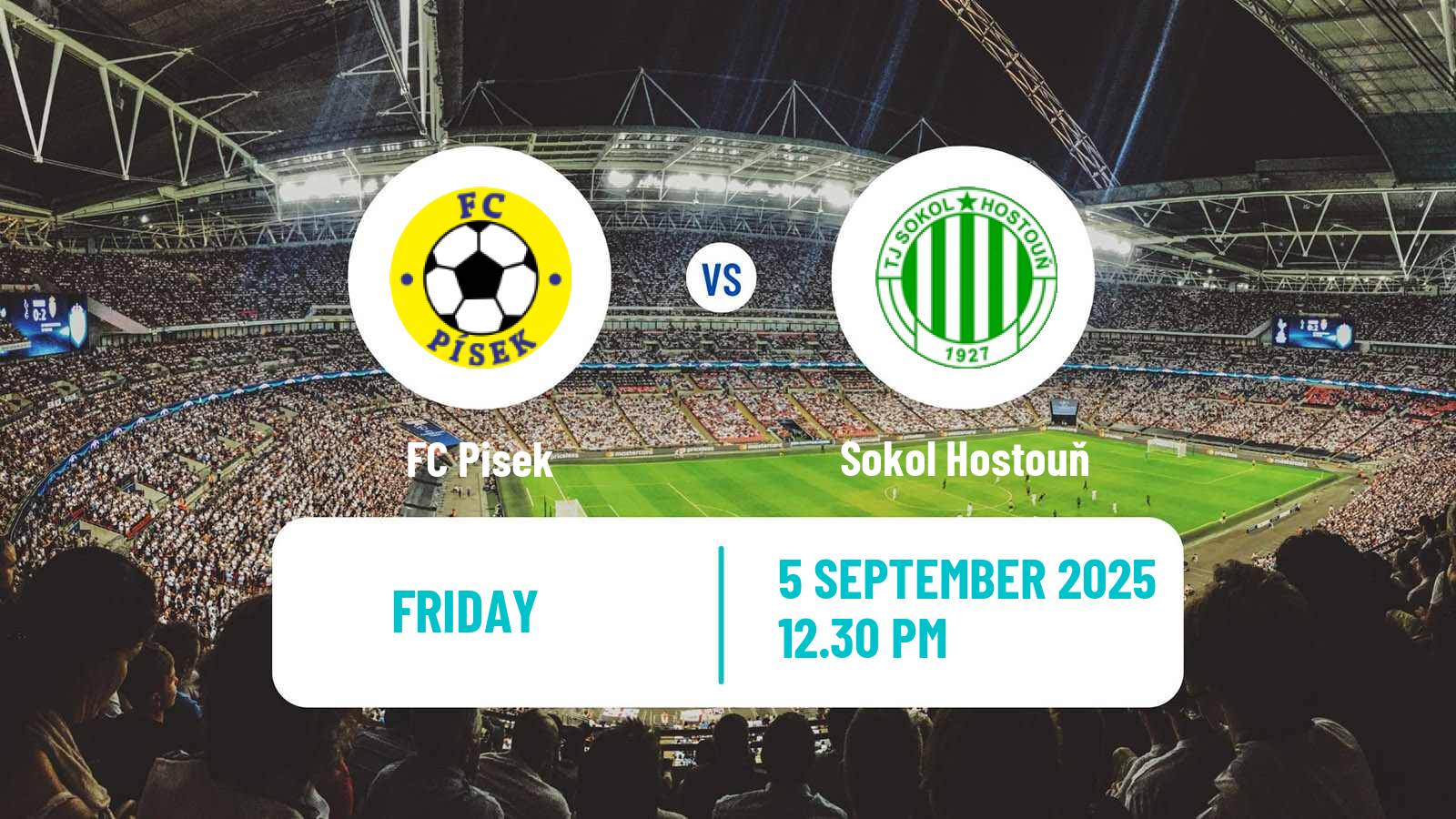 Soccer Czech CFL Group A Pisek - Sokol Hostouň