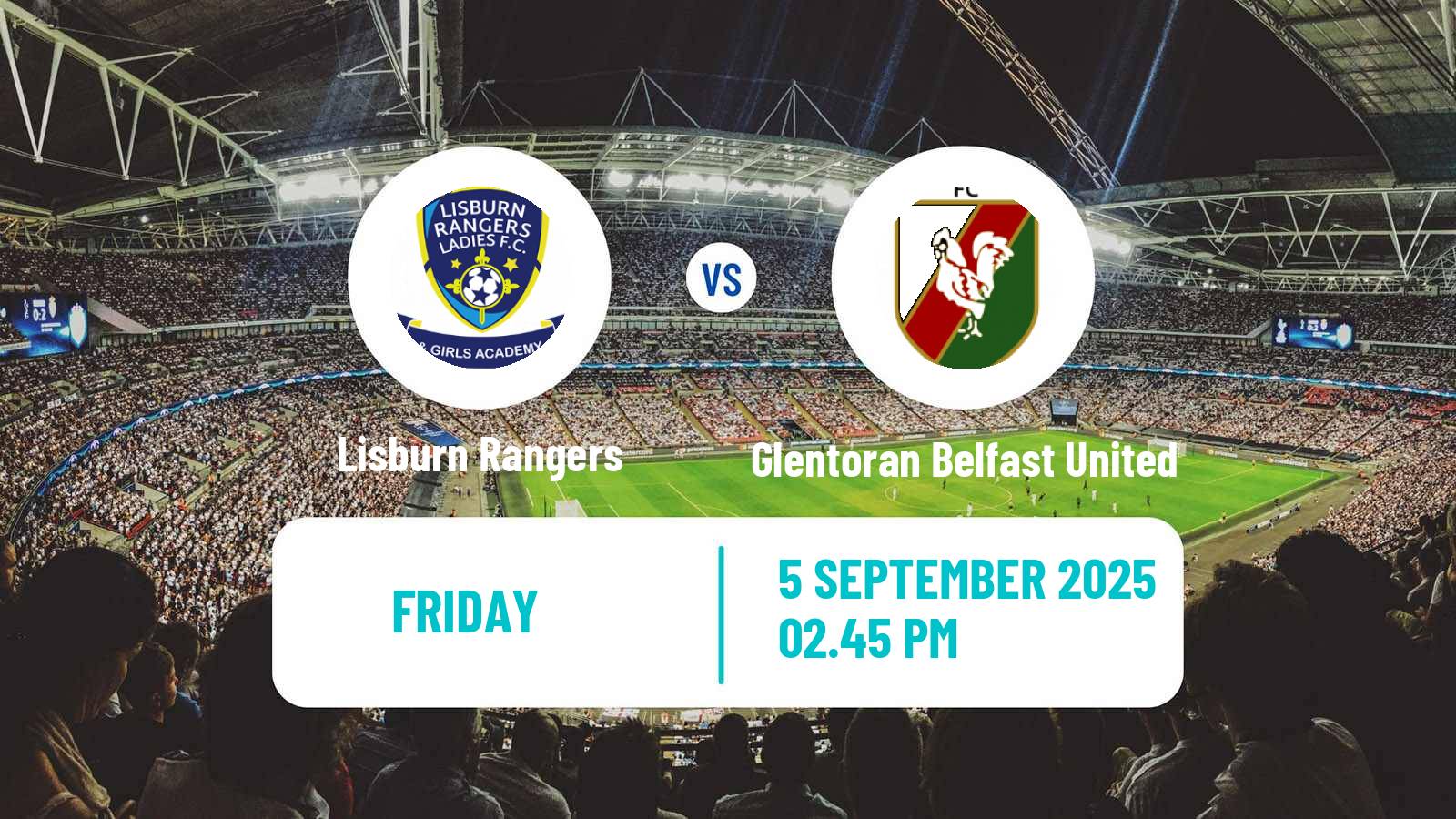 Soccer Northern Irish Premiership Women Lisburn Rangers - Glentoran Belfast United