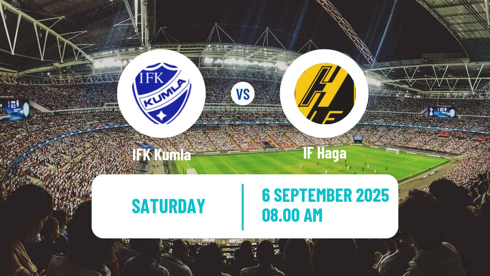 Soccer Swedish Division 2 - Norra Götaland Kumla - Haga