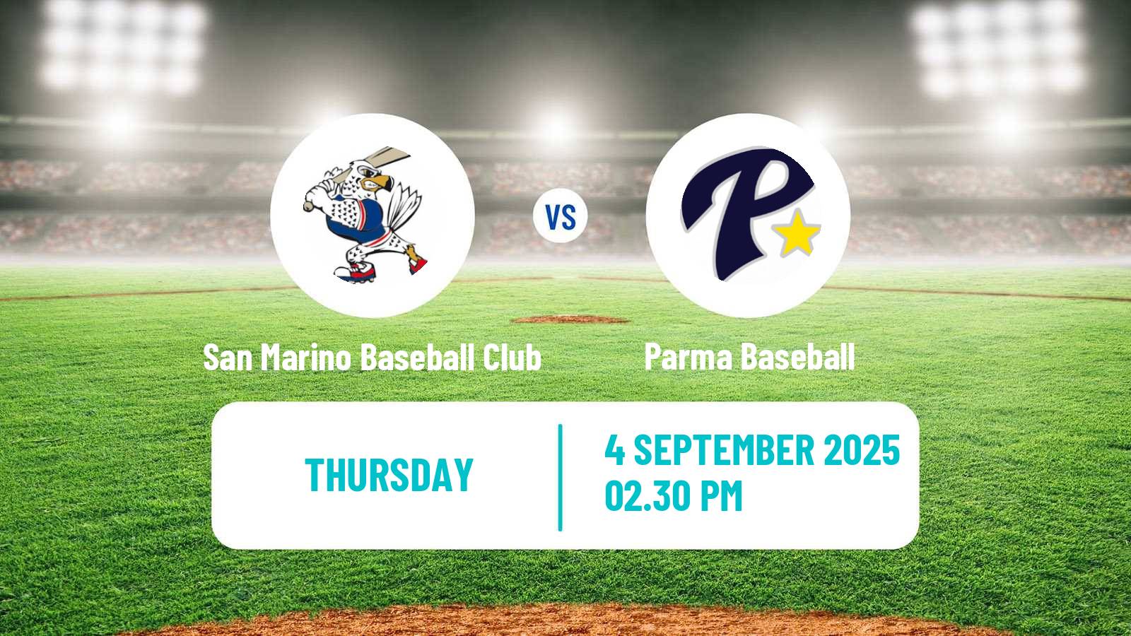 Baseball Italian Serie A1 Baseball San Marino Baseball Club - Parma Baseball