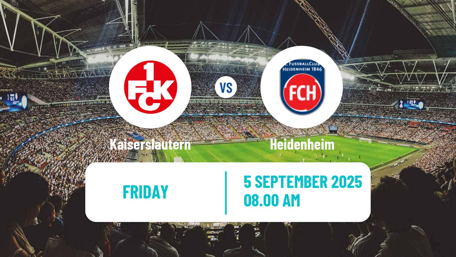 Soccer Club Friendly Kaiserslautern - Heidenheim