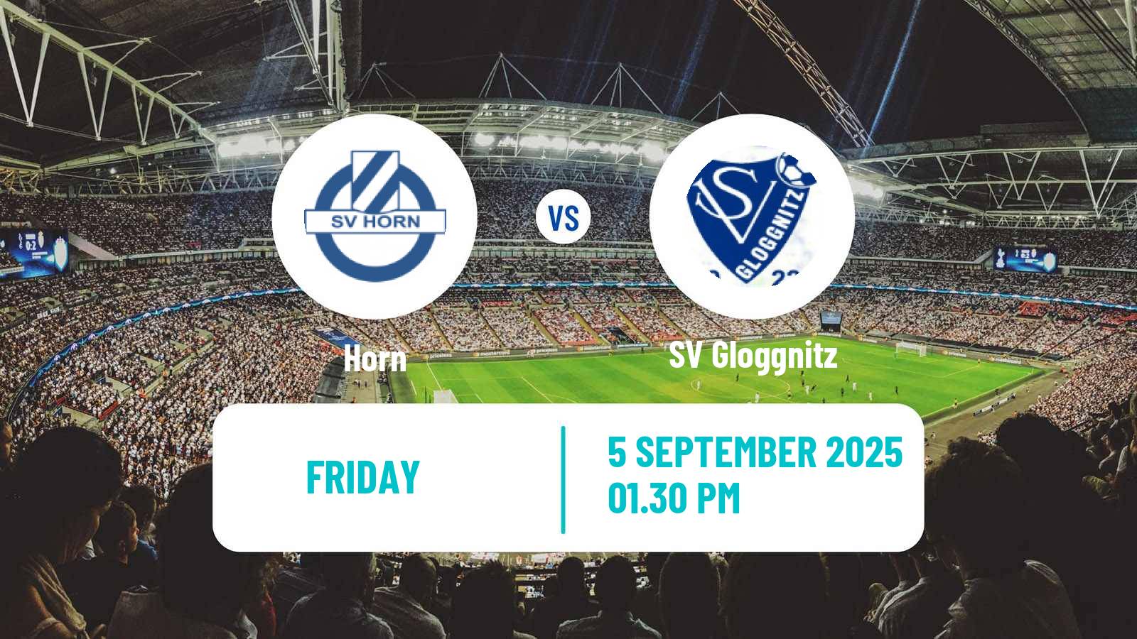 Soccer Austrian Regionalliga East Horn - Gloggnitz
