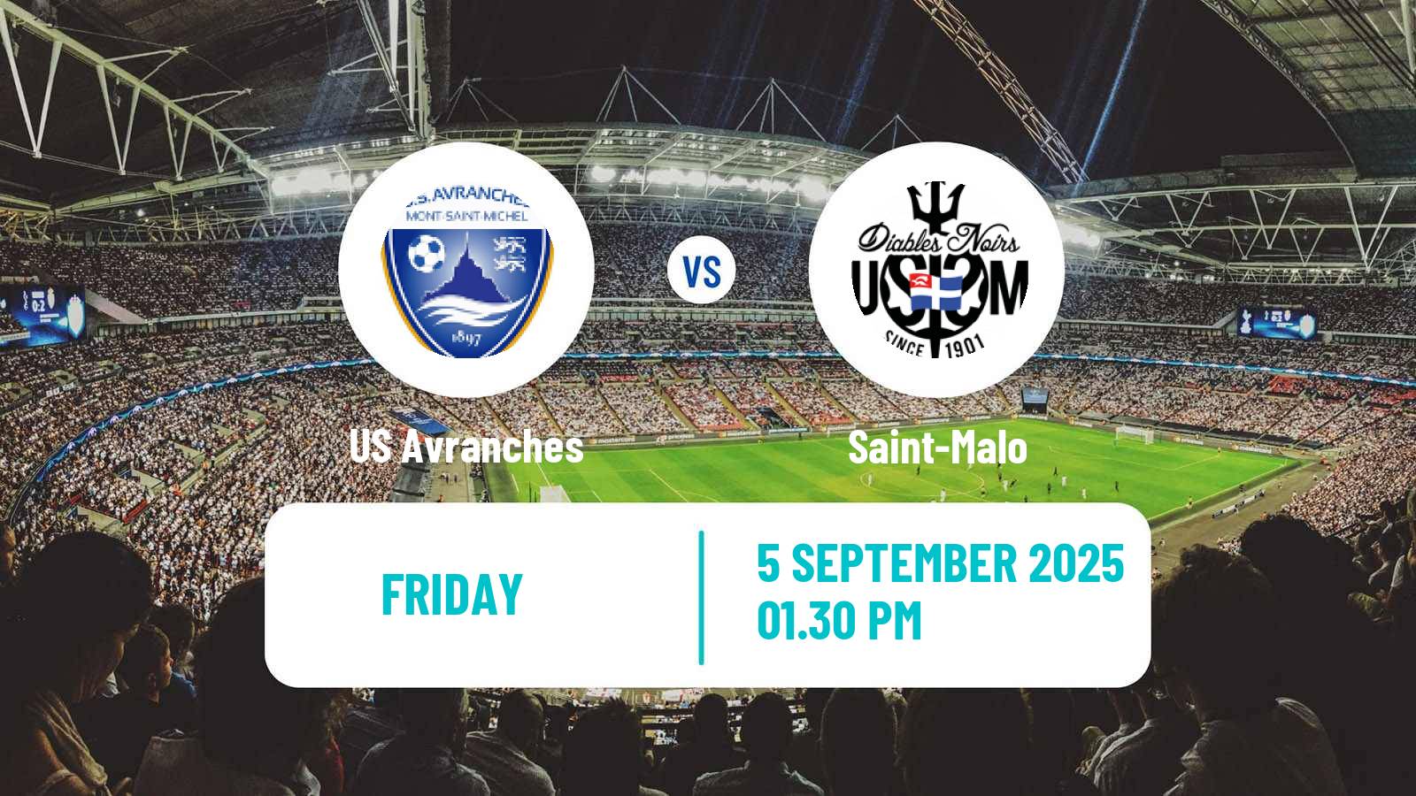 Soccer French National 2 - Group A Avranches - Saint-Malo