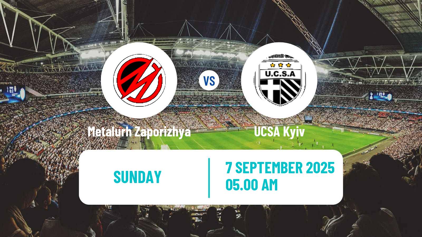 Soccer Ukrainian Persha Liga Metalurh Zaporizhya - UCSA
