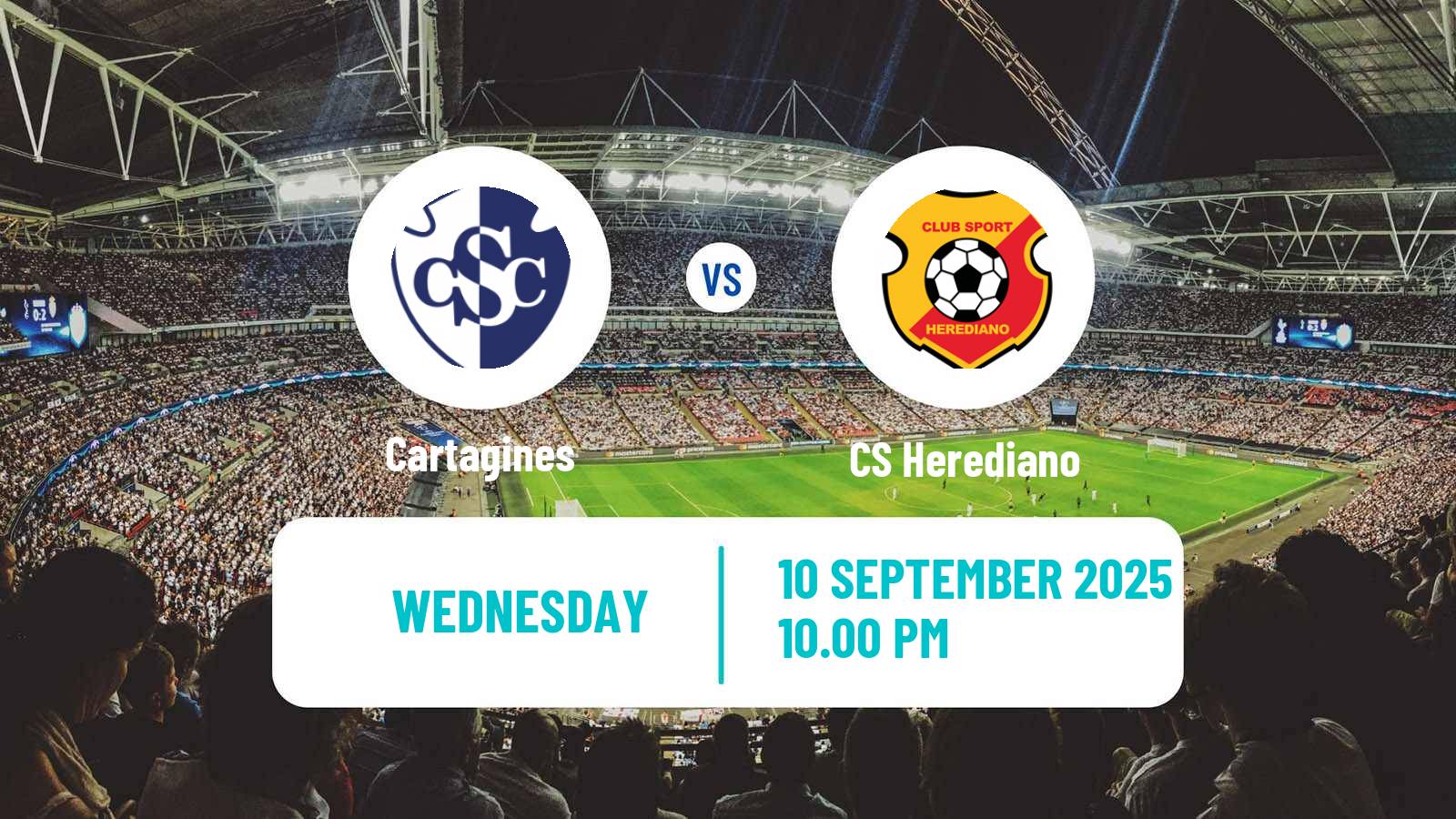 Soccer Costa Rican Primera Division Cartagines - Herediano