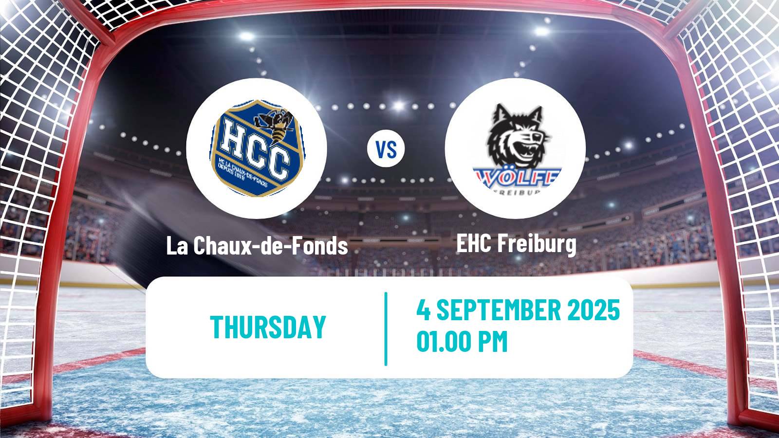Hockey Club Friendly Ice Hockey La Chaux-de-Fonds - EHC Freiburg